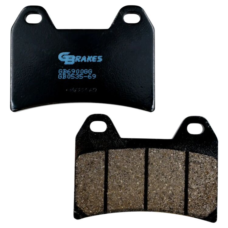 GBrakes Semi-Metallic Front Brake Pads GB0535-69