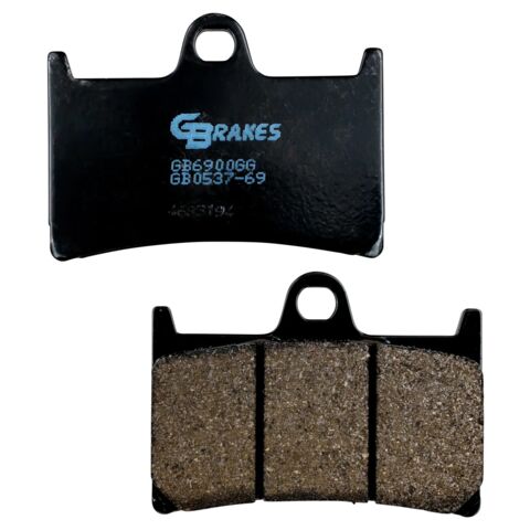 GBrakes Semi-Metallic Front Brake Pads GB0537-69