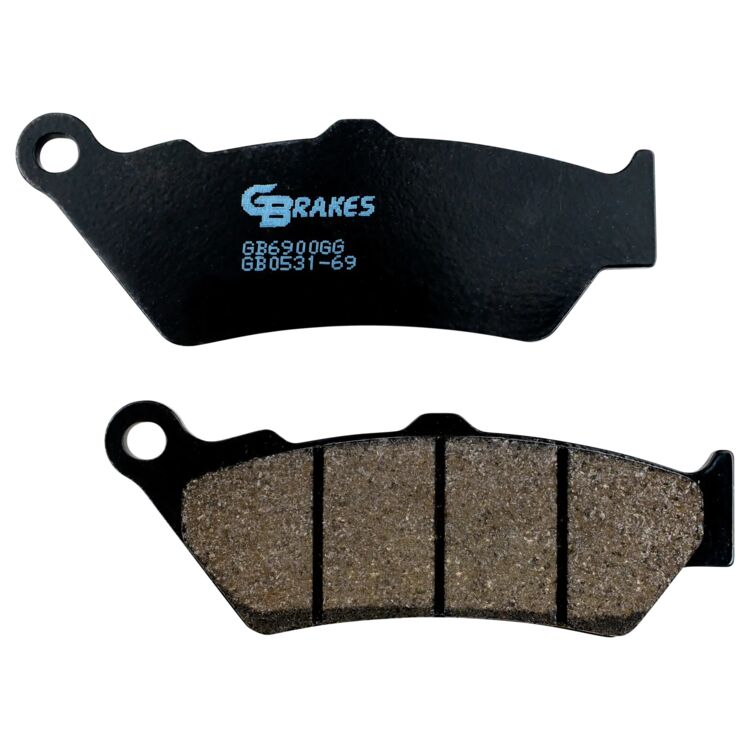 GBrakes Semi-Metallic Rear Brake Pads GB0542-69
