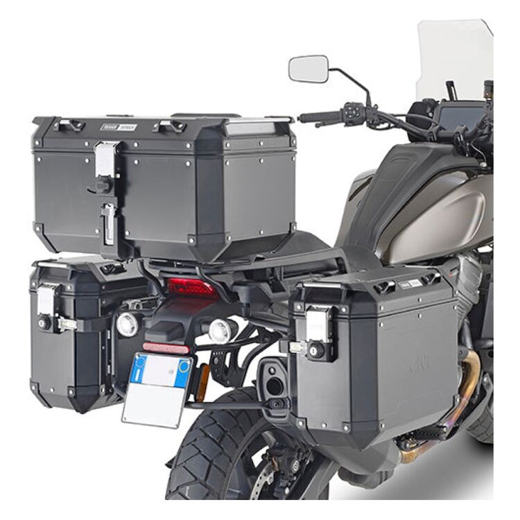 Givi PLO8400CAM Side Case Racks For Outback Cases Harley Pan America 2021-2025 [Open Box]