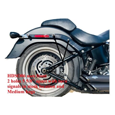 Leatherworks Quick Mounts Saddlebag Mounting System For Harley Softail 2006-2017 Standard [Previously Installed]