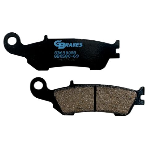 GBrakes Semi-Metallic Front Brake Pads GB0580-69
