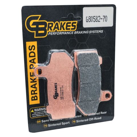 GBrakes HH Sintered Front / Rear Brake Pads GB0582-70 For Harley Touring / V-Rod 2006-2026