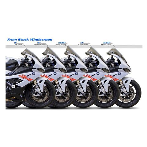 Zero Gravity SR Series Windscreen BMW S1000RR / M1000RR 2020-2025 Dark Smoke [Open Box]