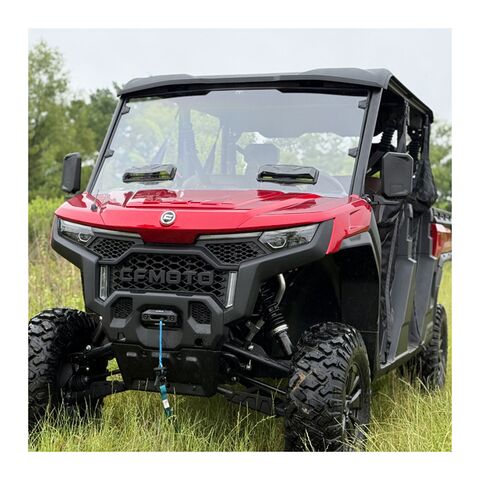 Seizmik Tool-Less Versa Vent Hard Coated Polycarbonate Windshield CFMoto UForce U10 2025-2025