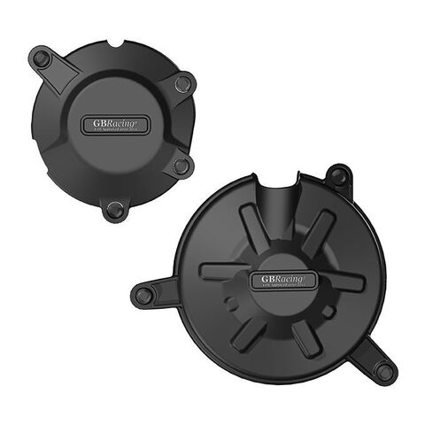 GB Racing Engine Cover Set Aprilia RSV4 / Tuono V4R 2010-2020 Black [Previously Installed]