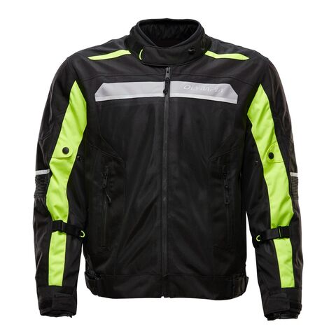 Olympia Airglide 6 Jacket (SM) Black/Hi-Viz Yellow / LG [Incomplete]