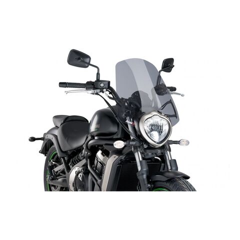 Puig Naked New Generation Windscreen Kawasaki Vulcan S 2015-2025 Light Smoke [Open Box]