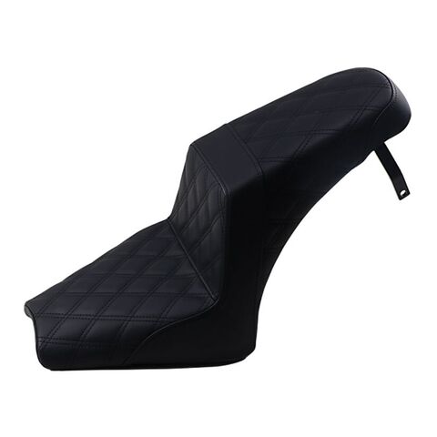 Saddlemen Step-Up LS Lattice Stitch Seat For Indian Scout Bobber / Rogue 2018-2024 Black / Full Latti... [Open Box]