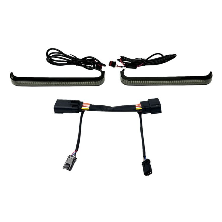 Custom Dynamics LED Low-Profile Bagz Accent Lights For Harley FLHX / FLTRX 2023-2026 Red [Open Box]