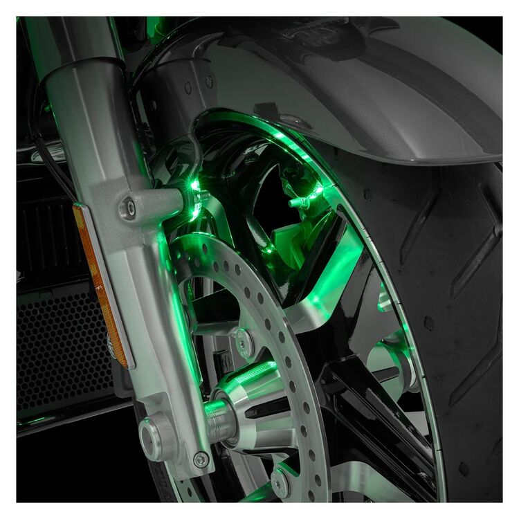 Ciro Shock & Awe 3.0 Fork Mounted Illuminators For Harley Touring 2000-2025