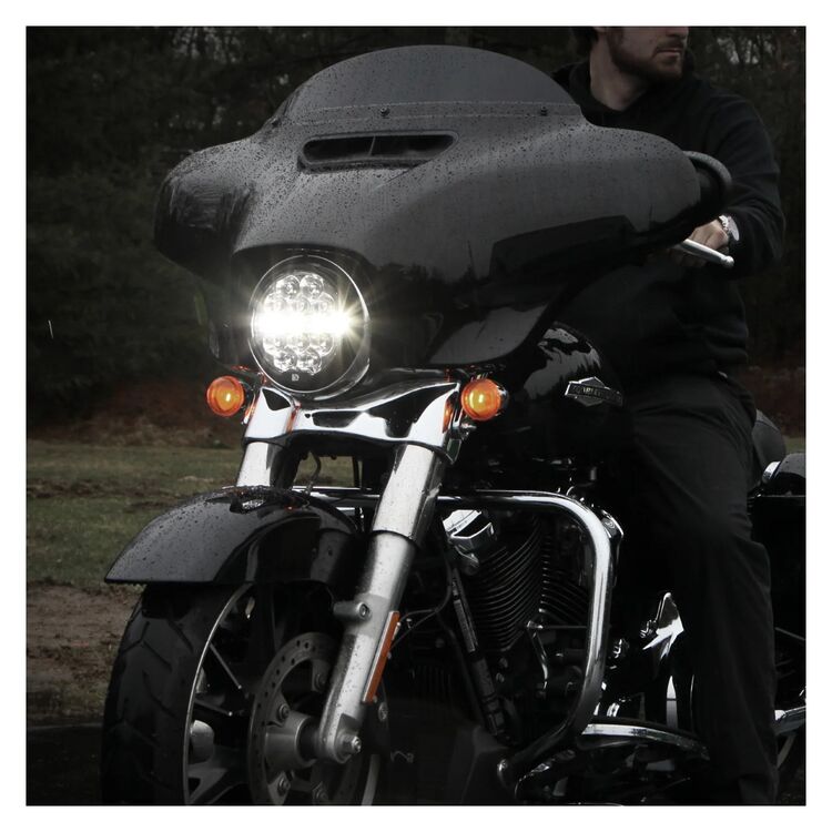 Ciro Destroyer By Denali Headlight For Harley Batwing Fairing 2014-2024