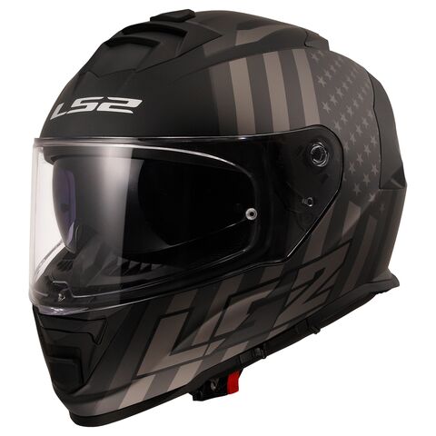 LS2 Assault Flag Helmet Matte Black/Grey / 2XL [Open Box]