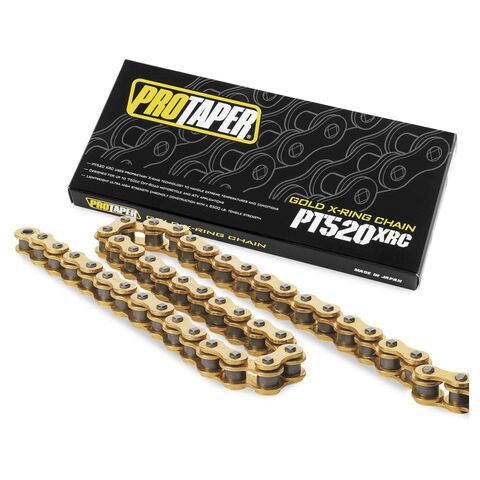 Pro Taper Gold Series PT 520 XRC Chain 120 Links / Gold [Previously Installed]