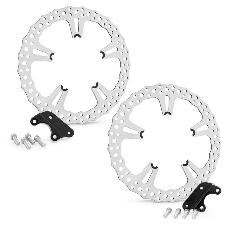 Arlen Ness Jagged 15 Inch Front Rotor Kit For Harley V-Rod 2006-2017