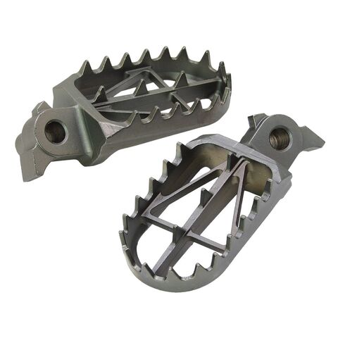 DRC Wide Steel Footpegs Honda CRF230F / CRF250F / CRF300F 2003-2026 Black [Open Box]