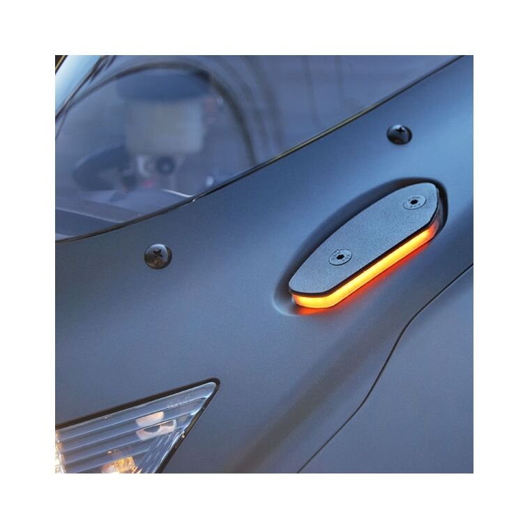 New Rage Cycles Mirror Block Off LED Turn Signals Suzuki GSXR600 / GSXR750 / GSXR1000 [Previously Installed]