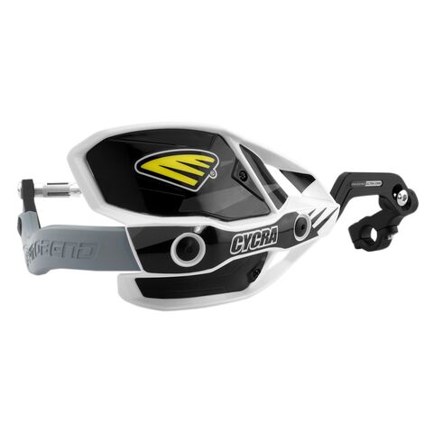 Cycra Probend Ultra CRM Wrap Around Handguards White/Black / 1-1/8" [Previously Installed]