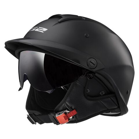 LS2 Rebellion Helmet Matte Black / 2XL [Open Box]