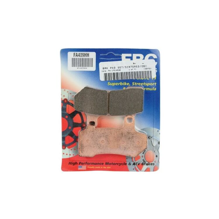 EBC Brakes Double-H Sintered Front / Rear Brake Pads For Harley Touring / V-Rod 2006-2026 [Open Box]