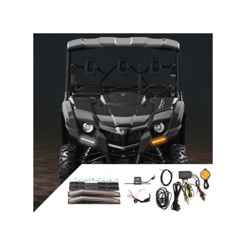 Ravek Gen-2 Auto-Cancel Turn Signal Kit w/White Running Lights Kawasaki Teryx 2020-2025