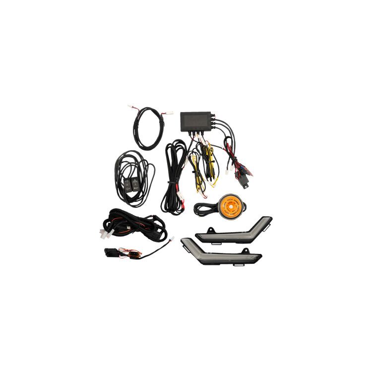 Ravek Gen-2 Auto-Cancel Turn Signal Kit w/White Running Lights Can-Am Commander 2021-2024