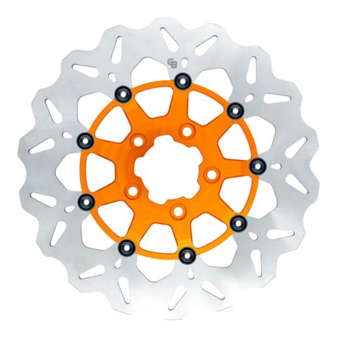 GBrakes 11.8" Floating Wave Rear Rotor For Harley Touring 2008-2026