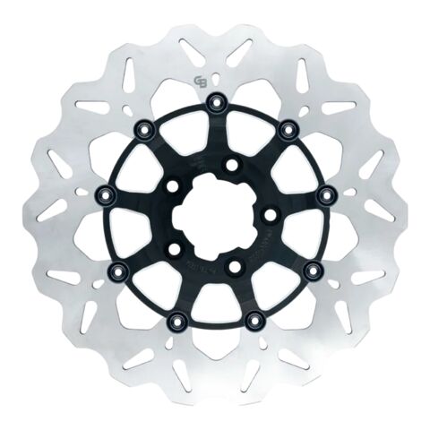 GBrakes 11.8" Floating Wave Rear Rotor For Harley Touring 2008-2026