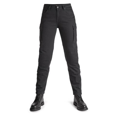 Pando Moto Mila Cargo Women's Pants Black / 30X30 [Incomplete]