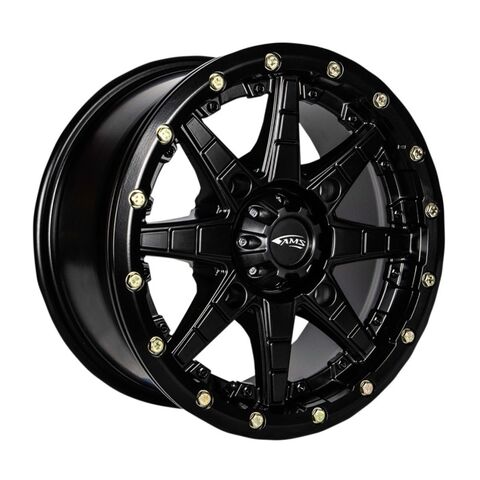 AMS Roll'n 106 Beadlock Wheels 4/137 15X7 | 5+2 / Black [Previously Installed]