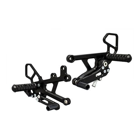 Woodcraft Rearset Kit Yamaha R6 2017-2020 Black / GP Shift [Blemished - Very Good]