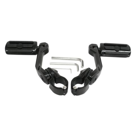 Rivco Highway Pegs with 1-1/4” Mount Set For Harley Touring 1995-2026