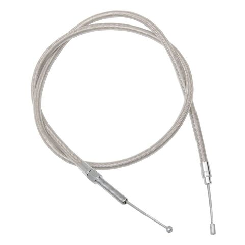 Drag Specialties Alternative Length Clutch Cable For Harley 1986-2006 64-11/16" / Stainless [Previously Installed]