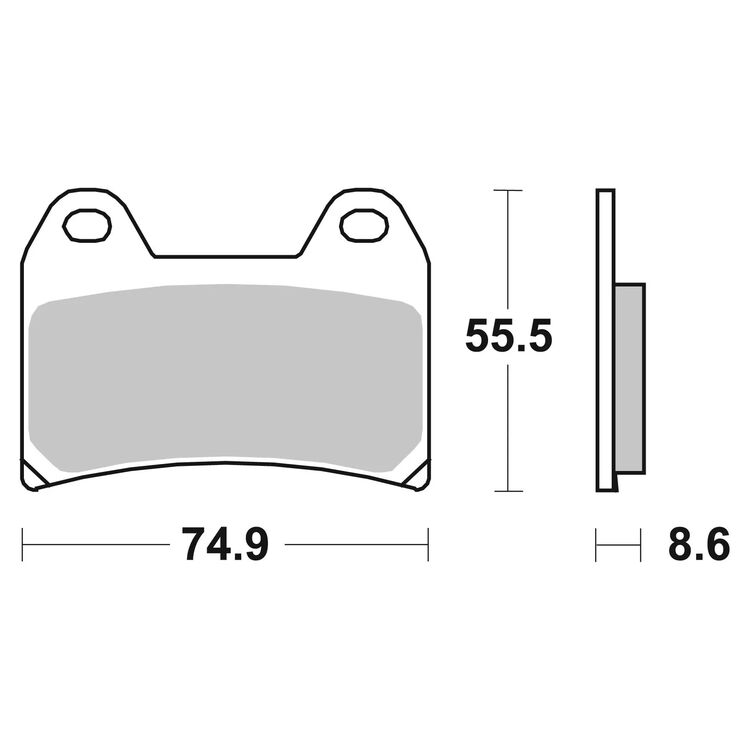 Brembo SA Front Brake Pads 07BB19SA [Open Box]