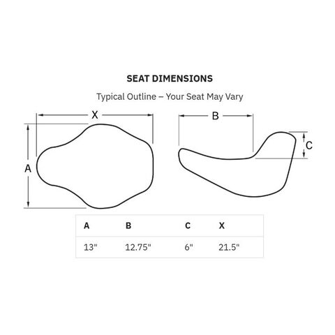 Saddlemen Dominator Solo Seat For Harley Softail 2006-2017 Black / Driver Seat [Previously Installed]