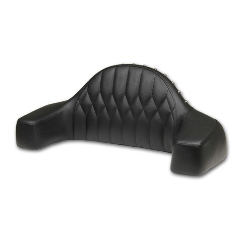 Mustang One-Piece Heated Touring Seat With Driver Backrest For Indian Roadmaster 2015-2025 Diamond Bl... [Open Box]