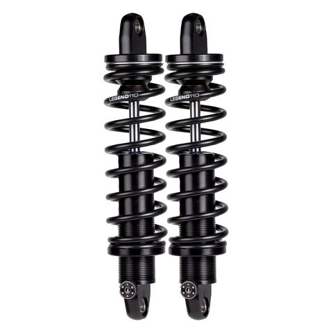 Legend Suspension Revo-A Coil Shocks For Harley Sportster 2004-2022 14"/Standard Duty / Black [Open Box]
