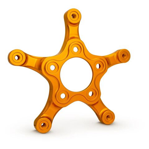 Arlen Ness Spider 320mm Brake Rotor Adapter For Harley Touring 2023-2026 For Arlen Ness Hubs / Red [Open Box]