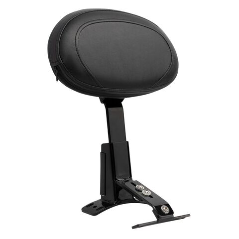 HogWorkz Driver/Rider Backrest For Harley Touring 1997-2025 Black [Previously Installed]