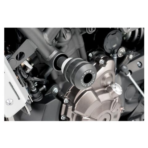 Puig Vintage Frame Sliders Triumph Scrambler 1200 XC / XE 2019-2025 Black [Previously Installed]