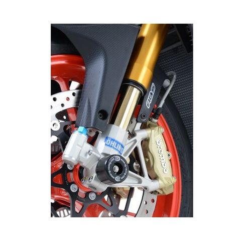 R&G Racing Front Axle Sliders Aprilia Tuono / RSV4 Black [Previously Installed]