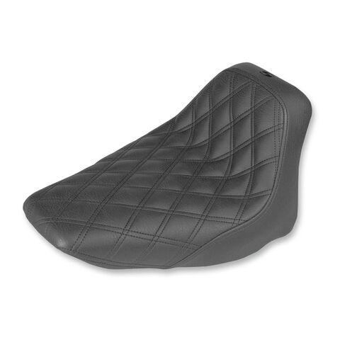 Saddlemen Renegade LS Solo Seat For Harley Softail FL 2006-2017 Black / Diamond [Previously Installed]