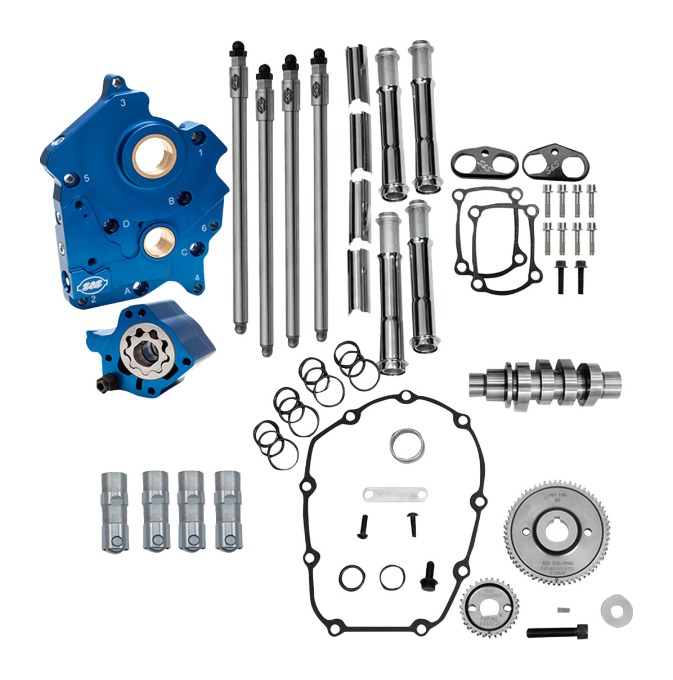 S&S Cycle 496 Cam Chest Kit For Harley Twin Cooled Milwaukee-Eight 2017-2026
