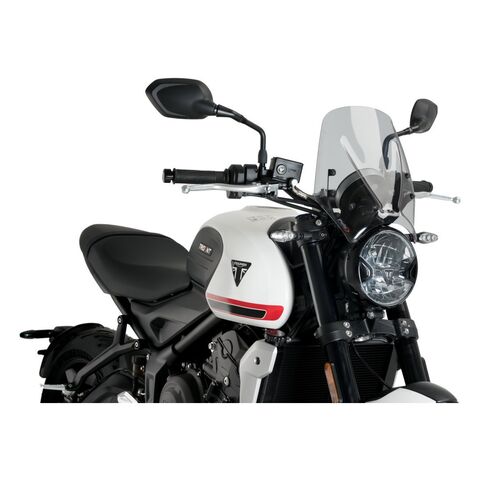 Puig Naked New Generation Windscreen Triumph Trident 660 2021-2025 Light Smoke [Previously Installed]
