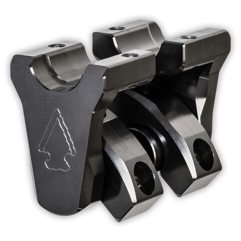 Rox 2" Pivoting Bar Risers Indian Scout / Bobber / Sixty 2015-2026 2" Tall / Black [Previously Installed]