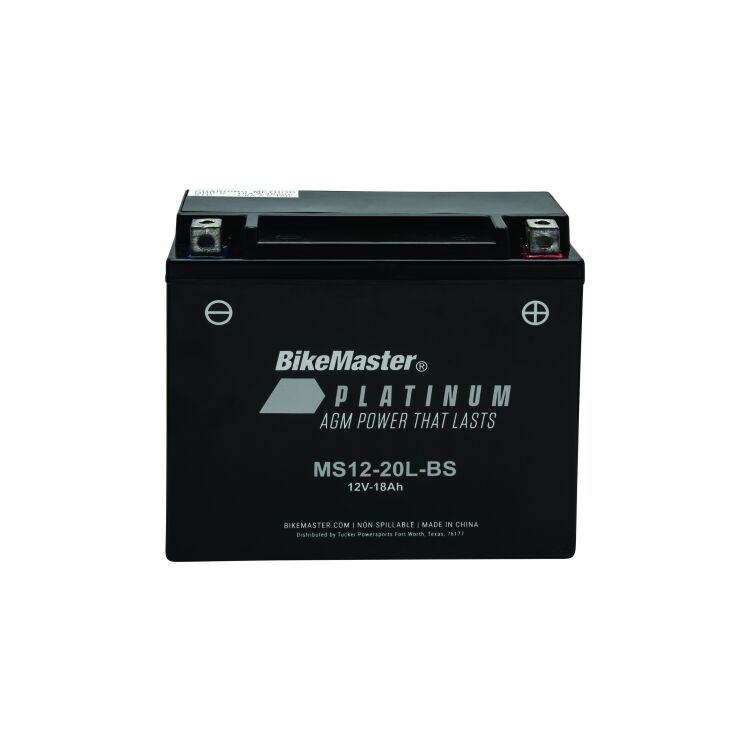 BikeMaster MS12-20L-BS AGM Platinum II Battery