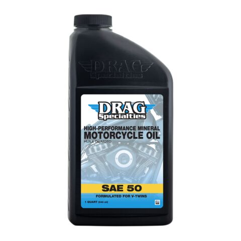 Drag Specialties High-Performance Mineral 50 Motorcycle Oil