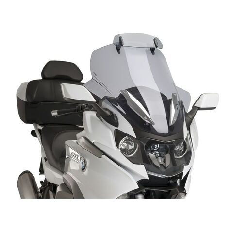 Puig Touring Windscreen BMW K1600GT / K1600GTL / K1600 Grand America 2011-2025 Light Smoke / w/ Visor [Open Box]