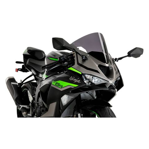Puig R-Racer Windscreen Kawasaki Ninja ZX-6R ZX636 2024-2026 Dark Smoke [Previously Installed]
