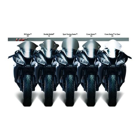 Zero Gravity Double Bubble Windscreen Kawasaki ZX10R 2011-2015 Dark Smoke [Open Box]